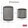 GoodCook Nonstick Steel 8″ x 8″ and 13″ x 9″ Baking Pan Set, Gray