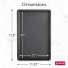 GoodCook PRO Large Baking Sheet Pan Nonstick Warp & Scratch-Resistant Dishwasher-Safe Carbon Steel Construction for Even Baking Oven Safe to 480°F, 11 x 17-Inch, Gray