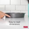 GoodCook PRO Round Cake Pan Nonstick Warp & Scratch-Resistant Dishwasher-Safe Carbon Steel Construction for Even Baking Oven Safe to 480 Degrees F, 9-Inch Round, Gray