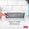 GoodCook PRO Square Cake Pan Nonstick Warp & Scratch-Resistant Dishwasher-Safe Carbon Steel Construction for Even Baking Oven Safe to 480°F, 9 x 9-Inch, Gray