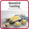 GoodCook Set of 2 Nonstick Steel 13″ x 9″ Cake Baking Pans with Covers, Gray