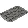 GoodCook 24-Cup Mini Nonstick Steel Muffin and Cupcake Pan, 24-Cup Bite-Size Muffin Pan with 1-7/8″ Cups, Gray