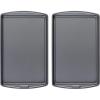 GoodCook Everday Nonstick Carbon Steel 15” x 21” Baking Sheet Set, 2 Pack – Extra-Large Carbon Steel Cooking Pans, Bakeware Set, Cookie Sheets for Baking, Oven Pan Set(11″ x 17″ (2-Piece Set))