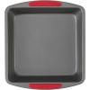 GoodCook MegaGrip Baking Pan with Silicone Grip Handles Square Non-Stick Heavy-Gauge Steel Cake Pan Baking Dish for Brownies Bread Cake Baked Goods & More, Dishwasher Safe, 8×8-Inch,