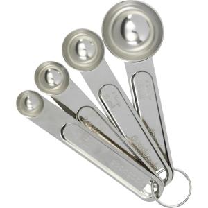 Good Cook Classic Set of 4 Stainless Steel Measuring Spoons
