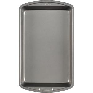 GoodCook 11″ x 7″ Nonstick Steel Cake Baking Pan, Multipurpose Nonstick Baking Pan for Brownies, Biscuits, and Cake, Gray(11 x 7″ Brownie Pan)