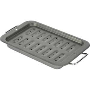 GoodCook Everyday Nonstick Steel Broiler Pan, 11.5″ x 14.25″, Gray(11″ x 7″)