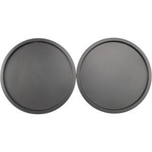 GoodCook Everyday Set of 2 Nonstick Steel 10″ Personal Pizza Pans Set, Gray(10-Inch (Set of 2))