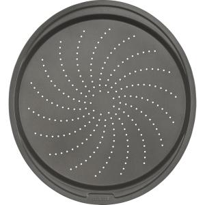 GoodCook Everyday Set of 2 Nonstick Steel 10″ Personal Pizza Pans Set, Gray(13-Inch)