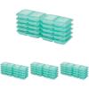 GoodCook 2-Compartment Food Storage Container Set with Snap-Shut Lids, Reusable Divided Snack Containers with Lids, Set of 10, Blue(40 Sets)