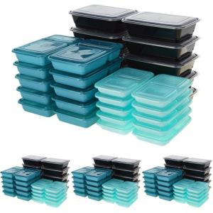 GoodCook Meal Prep 60-Piece Container Set, Made Without BPA(30 Sets (Pack of 4))