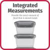 GoodCook EveryWare 24-Piece BPA-Free Plastic Food Storage Containers with Lids (Set of 12), Clear/Grey