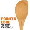 Good Cook Touch 13-inch Wooden Turner Spatula(Corner Spoon)