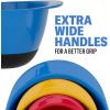 GoodCook Touch 3-Piece Mixing Bowl Set, Multicolors with Non-slip Base