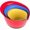 GoodCook Touch 3-Piece Mixing Bowl Set, Multicolors with Non-slip Base