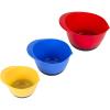 GoodCook Touch 3-Piece Mixing Bowl Set, Multicolors with Non-slip Base