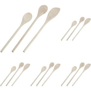 GoodCook Classic Wooden Spoon Set, Includes 3 Spoons(1 Count (Pack of 5))