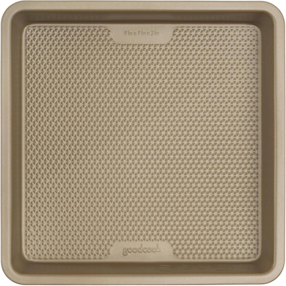 image:imageGoodCook BestBake Nonstick Textured Carbon Steel Square Pan 9 Bronze