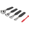 GoodCook 8-Piece Stainless Steel Measuring Cup and Spoon Set, Gray
