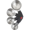 GoodCook 8-Piece Stainless Steel Measuring Cup and Spoon Set, Gray